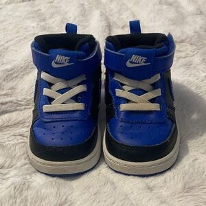 Toddlers Nike Black and Blue Sneakers